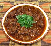 Bowl of Tanzanian Goat Curry