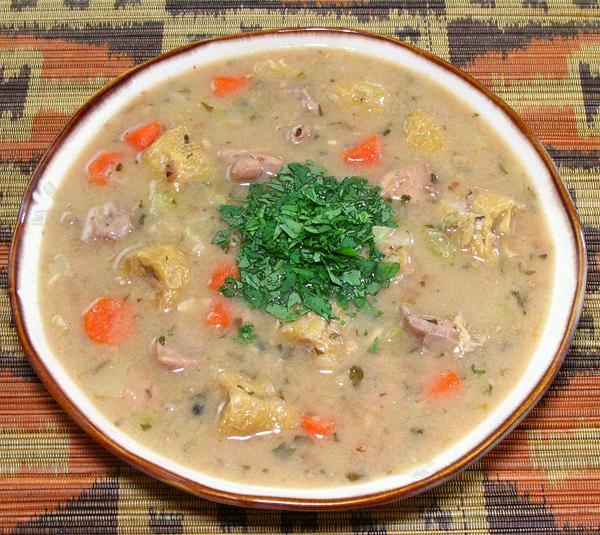 Bowl of Tanzanian Chicken Soup