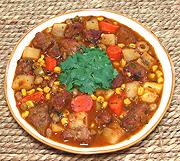 Bowl of Pork with Potatoes Stew