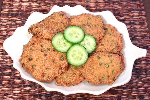 Dish of Fishcakes, whole