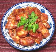 Dish of Spare Ribs with Coconut Water