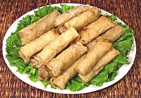 Platter of Thai Spring Rolls