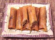 Dish of Lumpia Gulay