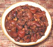 Dish of Pork in Black Bean Sauce