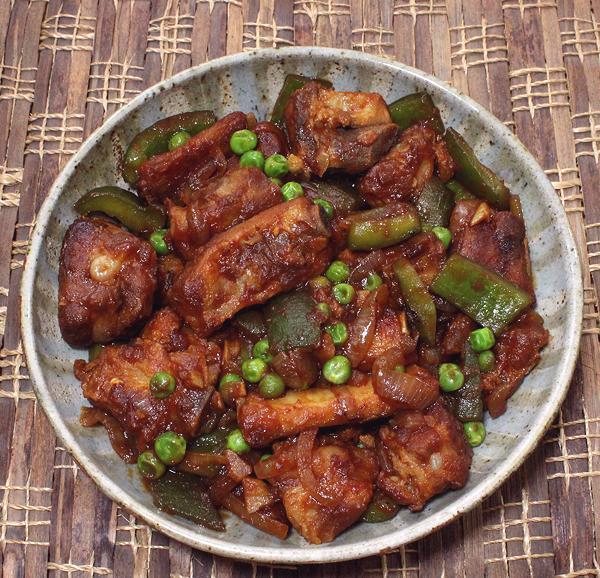 Dish of Sinarsahang Pork Ribs