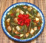 Dish of Pork & Vegies in Sour Broth