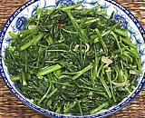 Dish of Water Spinach Stir Fry