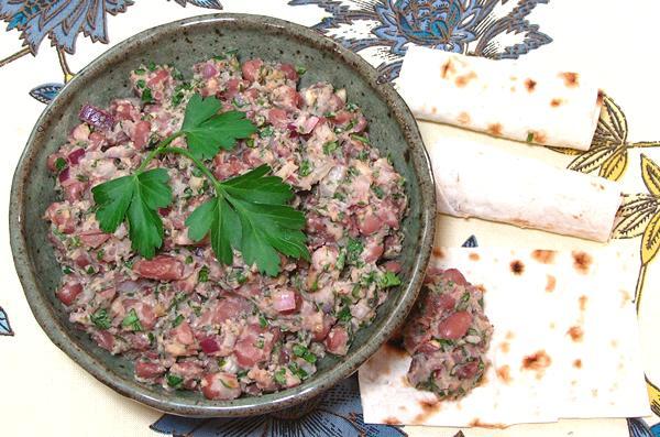 Bowl of Red Beans & Walnuts