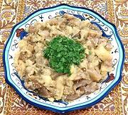 Dish of Eggplant Salad