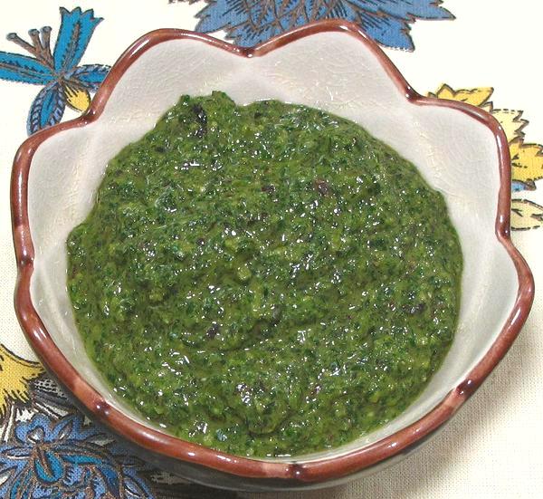 Small Bowl of Cilantro Sauce