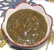 Small Bowl of Tkemali - Sour Plum Sauce