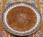  Bowl of Wheat & Grape Molasses Soup