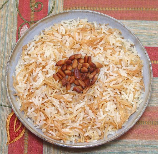 Dish of Rice & Vermicelli Pilaf