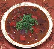 Bowl of Lenten Borshch