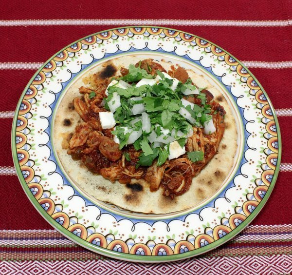 Dish of Chicken Tinga