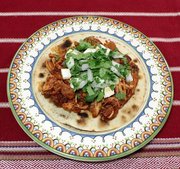Dish of Chicken Tinga