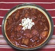 Bowl of Pork with Chili-Garlic Sauce