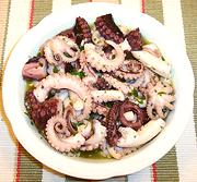 Bowl of Octopus in Lemon & Oil