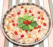 Dish of Potato & Vegetable Salad