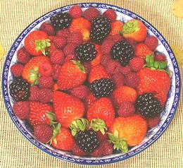Bowl of mixed Berries