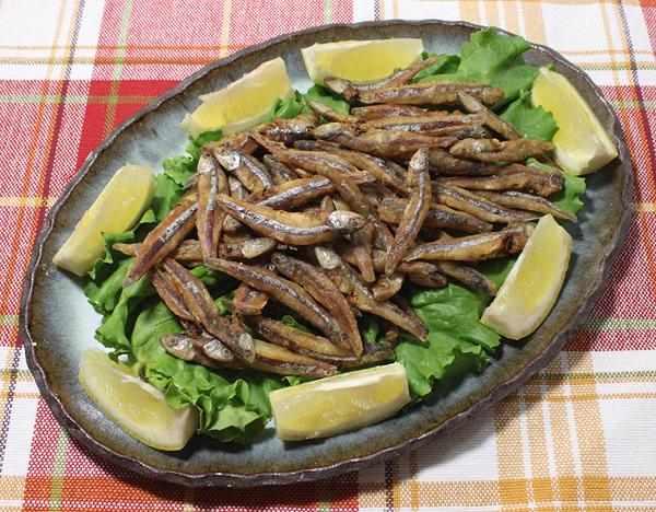 Dish of Fried Whitebait