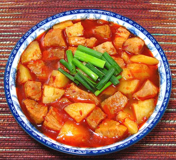 Dish of Pork with Potatoes