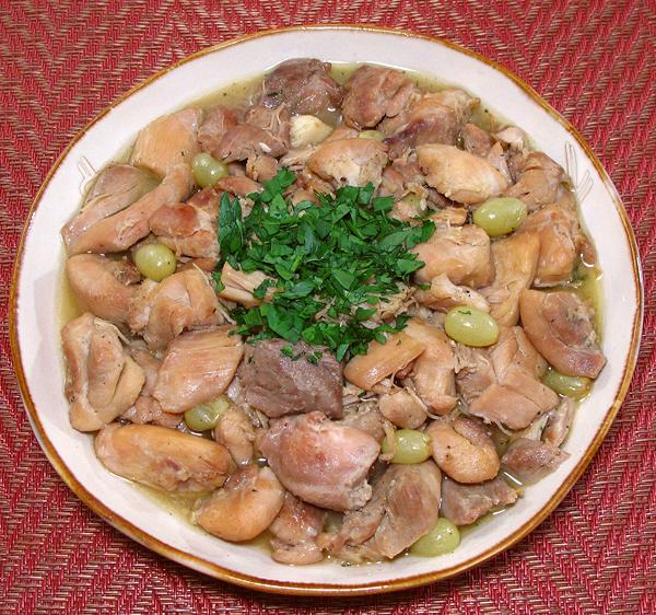 Dish of Chicken in Verjus Sauce