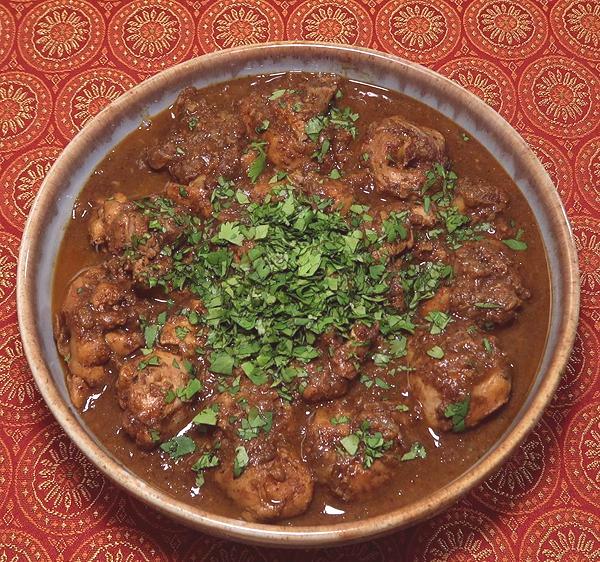 Dish of Chicken Saoji Curry
