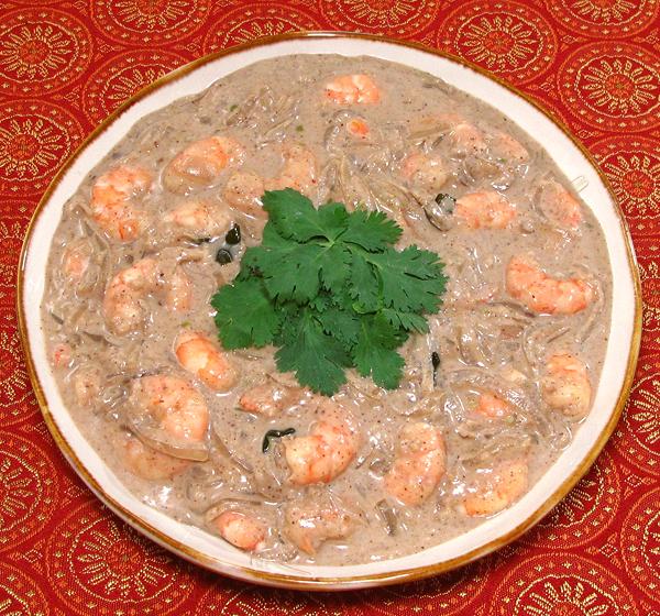 Dish of Shrimp Masala