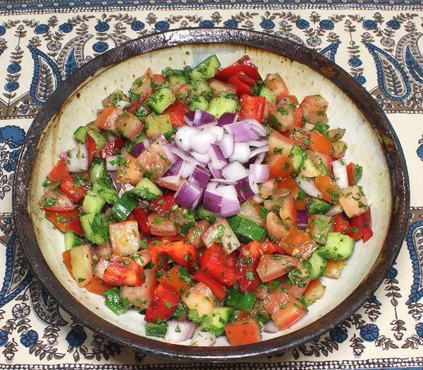 Bowl of Jerusalem Salad