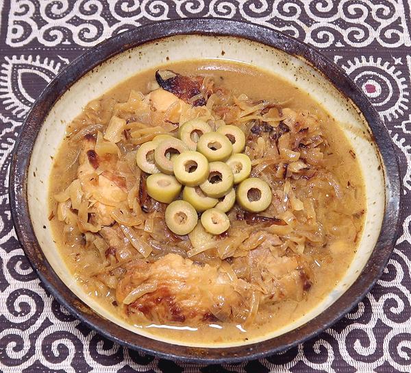 Dish of Chicken Yassa Stew